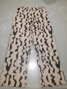 Stylish Printed Crop Top &amp; Wide Leg Pants Set