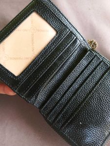 Chic Black Textured Wallet