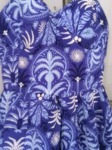 Blue Floral Sundress