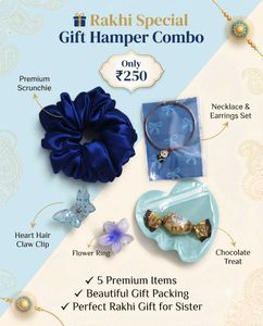 new royal blue gift hamper