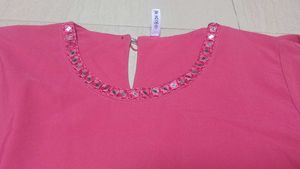 💗 Stylish Pink Top + Blue Jeans Combo