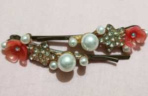 Cute Star & Pearl Hair Pins