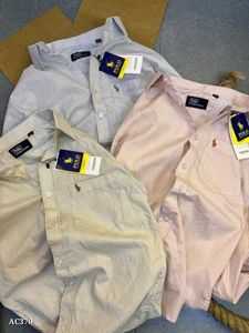 Men's Polo Striped Button-Down Shirt