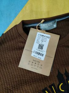 Brown 'Nicest' Long Sleeve Tee