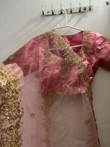 Rose Pink Lehenga Choli w/ Duppatta