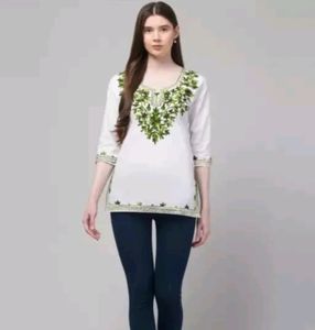 Embroidered Cotton Kurti