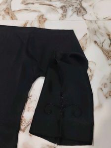 Elegant Black Embellished Gown