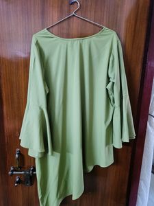 This is a Beautiful green colour Top... It's so fashionable as you can see in the picture... It's real price is also mentioned... I bought it resently... from Mintra....