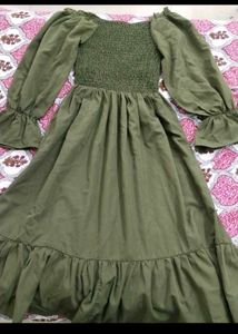 Olive Green Maxi Dress