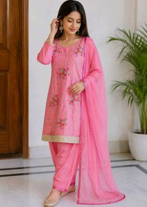 Peach Salwar Suit