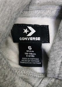 Converse Girls Rainbow All Star Cropped Hoodie