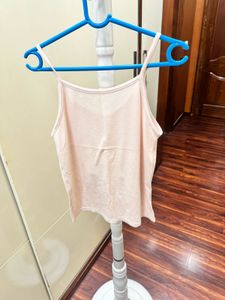 Soft Pink Spaghetti Strap Tank Top