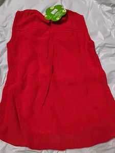 Adorable Red Baby Girl Dress