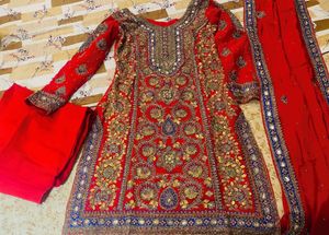 Punjabi pure handwork suit