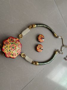 combo Kundan set handbag and Kitchen