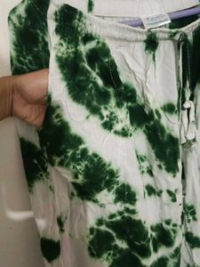 Green Tie-Dye kaftan cordSet