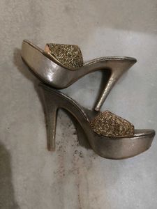 Embellished Heeled Sandals