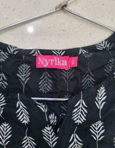Stylish Printed black short  Kurti