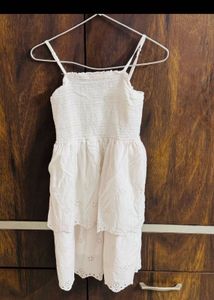 white dress eyelet