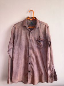 Men's Washed Look Casual Shirt