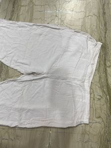 Comfortable White Ethnic Pants