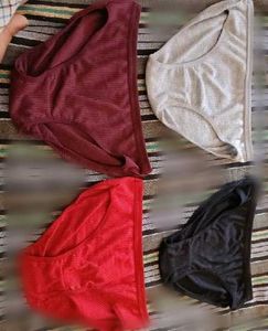 Comfortable Striped Briefs 4-Pack