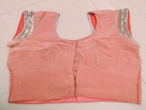 Pink Embellished Blouse