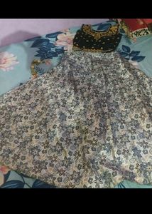 Lehenga Crop Top For Girls