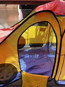 Kids Play Tent - Yellow School Bus with balls