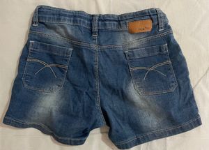 Blue Denim Shorts