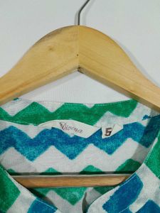 Multi Color A Line Top For Women's