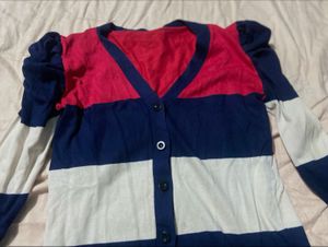 Striped Knit Cardigan