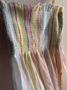 Boho Stripe Smocked Cami Top