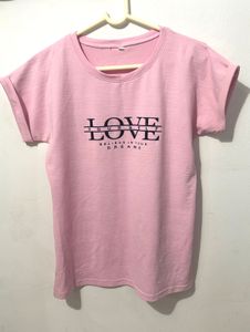 Pink Graphic T-Shirt