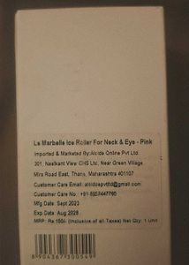 Le Marbelle Silicone Ice Roller and the face shop