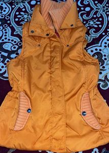 RARE Y2K ESPIRIT Orange Padded Vest