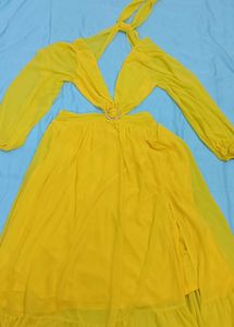 Vibrant Yellow Maxi Dress