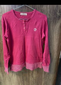 Pink Long Sleeve Top