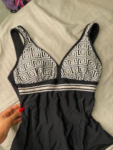black print bodysuit