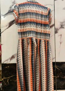 Libas-Puffed Sleeves Long Kurta (Size-L)