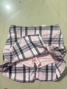 Official Harry Potter Gryffindor Pink Plaid Skort