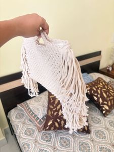 Macrame Fringe Bag