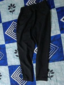 Classic Black High-Waisted Trousers