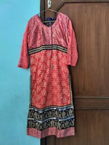 🩷 Pink Colour Beautiful Kurti
