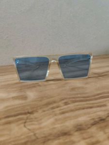 Stylish Square Blue Lens Sunglasses