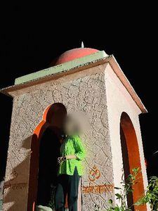 Green Striped Kurti
