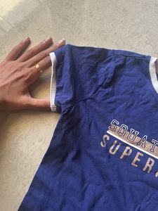 PANTALOONS Blue  "Squats Is My Superpower" T-Shirt