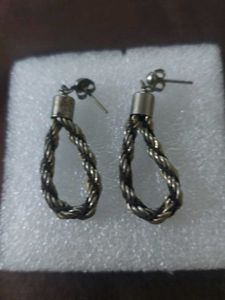 Unique Twisted Drop Earrings