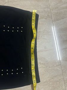 Black Studded Mermaid Skirt