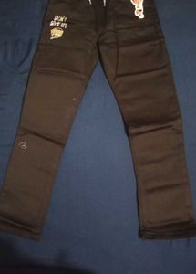 Stylish Brown Pants with Unique Patches